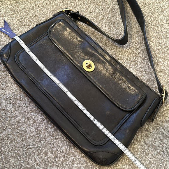 Vintage Coach Penelope Black Leather Shoulder Bag Purse AS IS - Picture 16 of 16